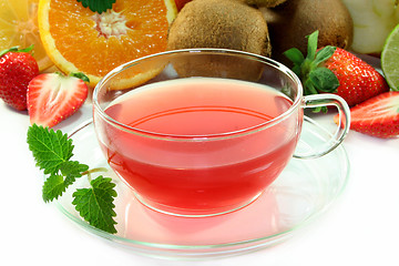 Image showing Fruit tea