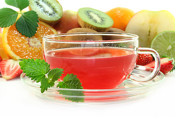 Image showing Fruit tea