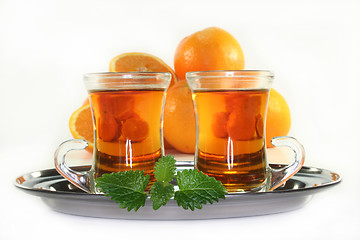 Image showing Orange tea