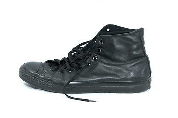 Image showing black sneaker