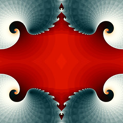 Image showing Fantasy fractal frame