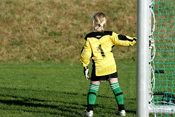 Image showing Young keeper