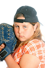 Image showing Baseball Girl