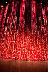 Image showing Red Curtain