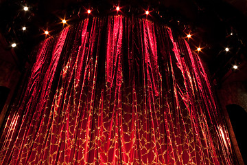 Image showing Red Curtain