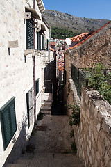 Image showing Alley of Stairs
