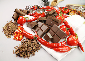 Image showing Chillies And Chocolate