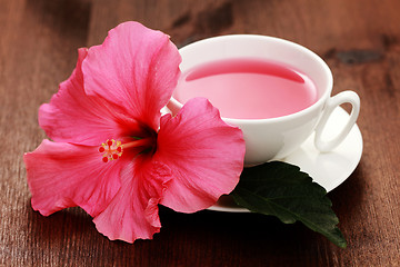 Image showing hibiscus tea