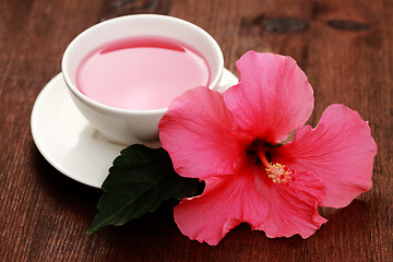 Image showing hibiscus tea