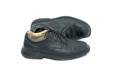 Image showing black work shoes