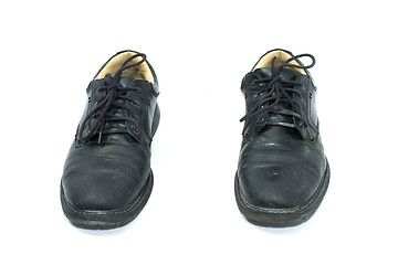 Image showing lace up shoes from front