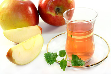 Image showing Apple tea