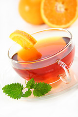 Image showing Orange tea