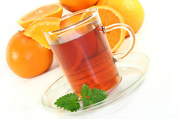 Image showing Orange tea