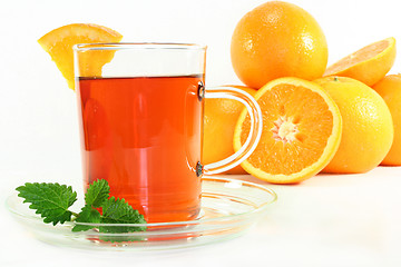 Image showing Orange tea