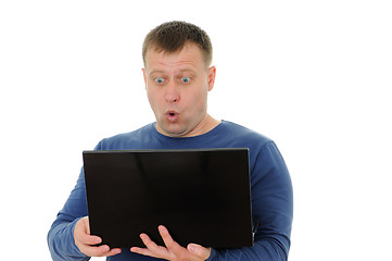 Image showing men with laptop