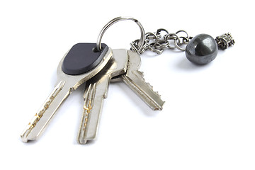Image showing Keys isolated on white