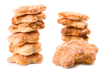 Image showing stacks of cookies