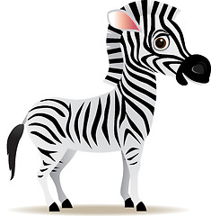 Image showing Zebra cartoon