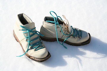 Image showing Ski-boots