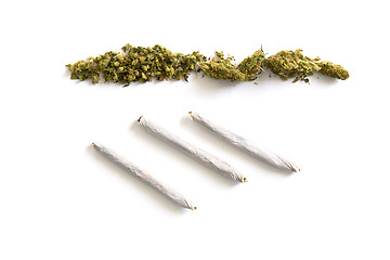 Image showing pot and joints