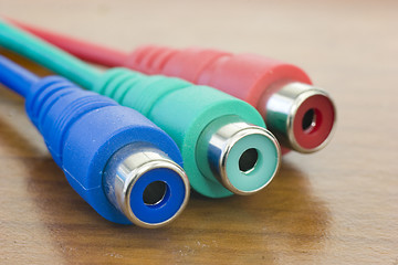 Image showing RGB cables