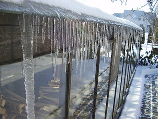 Image showing icicles