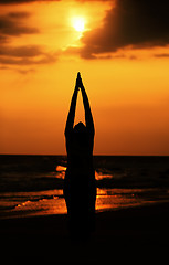 Image showing Sun salutation