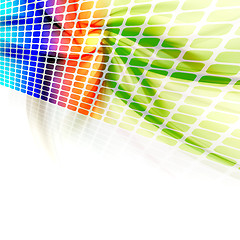 Image showing Abstract Rainbow Wall