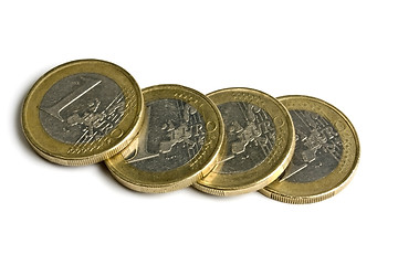 Image showing Euro coins