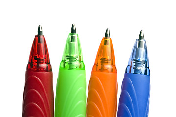 Image showing colourful pens