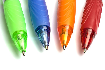 Image showing colourful pens