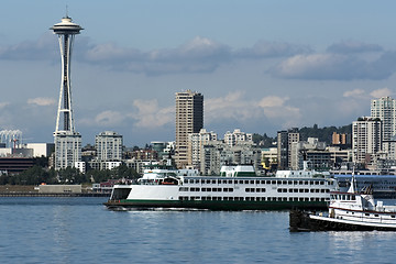 Image showing Two ferries