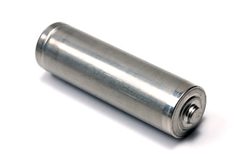 Image showing Metal AA battery