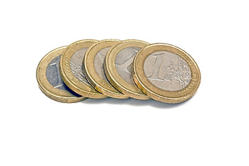 Image showing euro coins