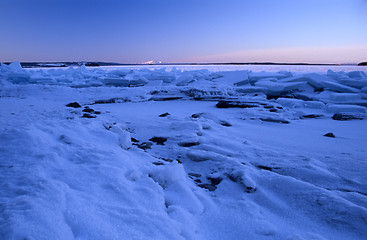 Image showing Frozen lake