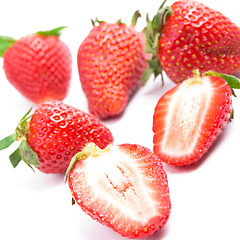 Image showing fresh strawberries