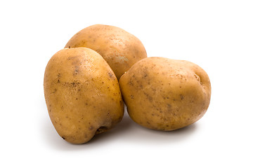 Image showing three potatoes