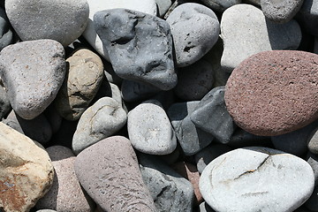 Image showing texture rock beach