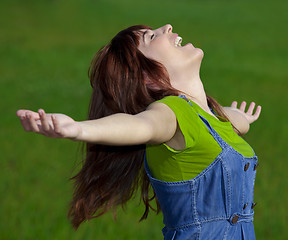 Image showing Happy woman