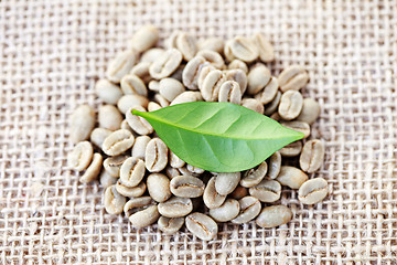 Image showing unroasted coffee beans