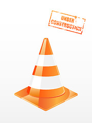 Image showing Vector traffic cone 