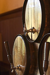 Image showing Beer barrels