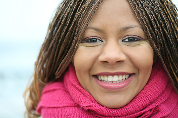 Image showing smiling woman