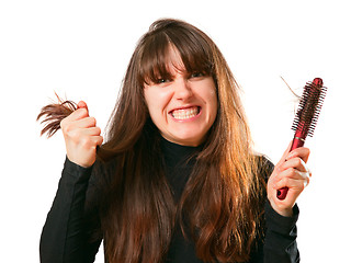 Image showing Hair problems