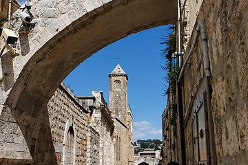 Image showing Street in Armenian quarter of Jerusalem