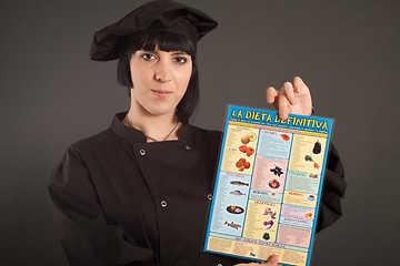 Image showing Spanish female cook 