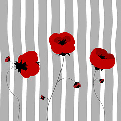 Image showing Poppy card