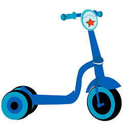 Image showing Police toy scooter