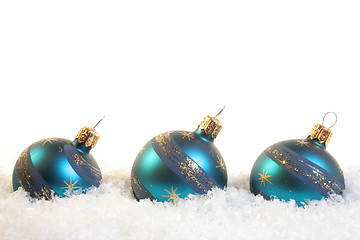 Image showing Christmas baubles